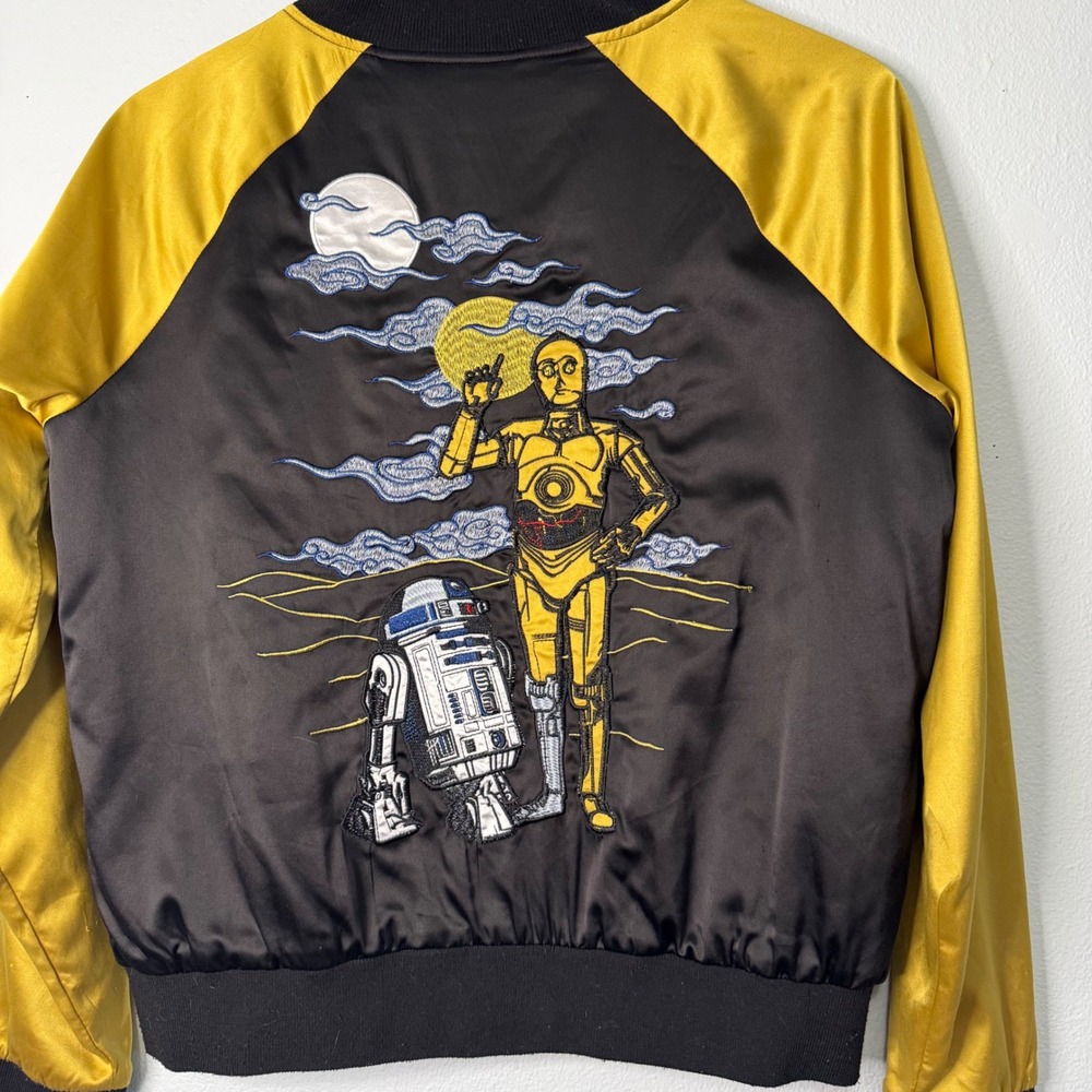 Her Universe - Star Wars 40th Anniversary Satin Embroidered Bomber Jacket Sz Sm